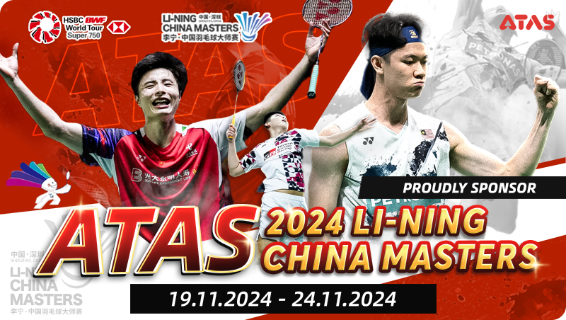 Atas Sponsor BWF China Masters